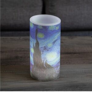 Van Gogh Starry Night LED Candle